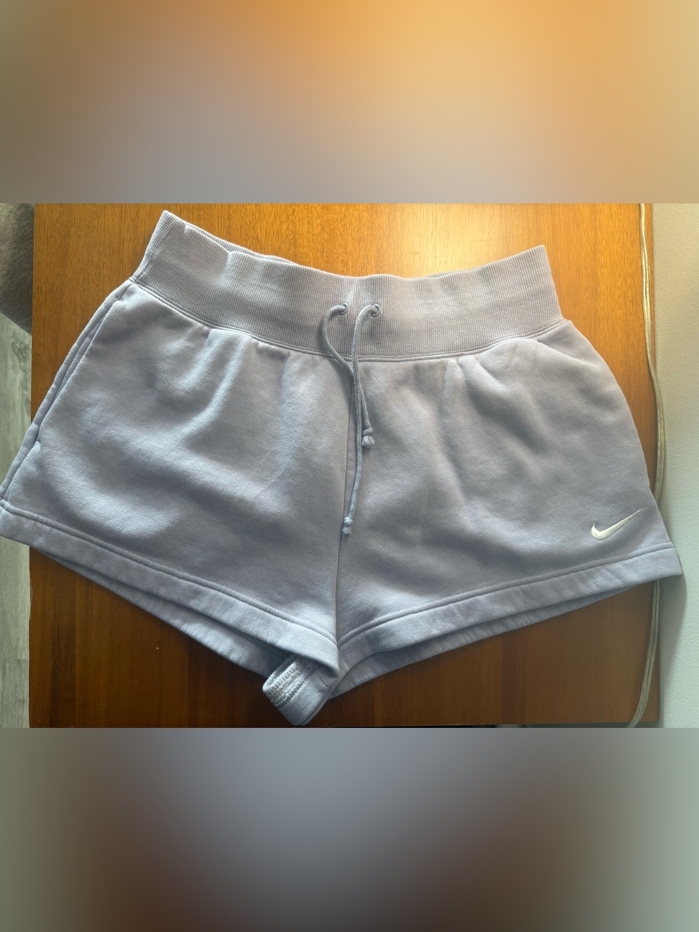 Nike Lavender Athletic Fleece Shorts